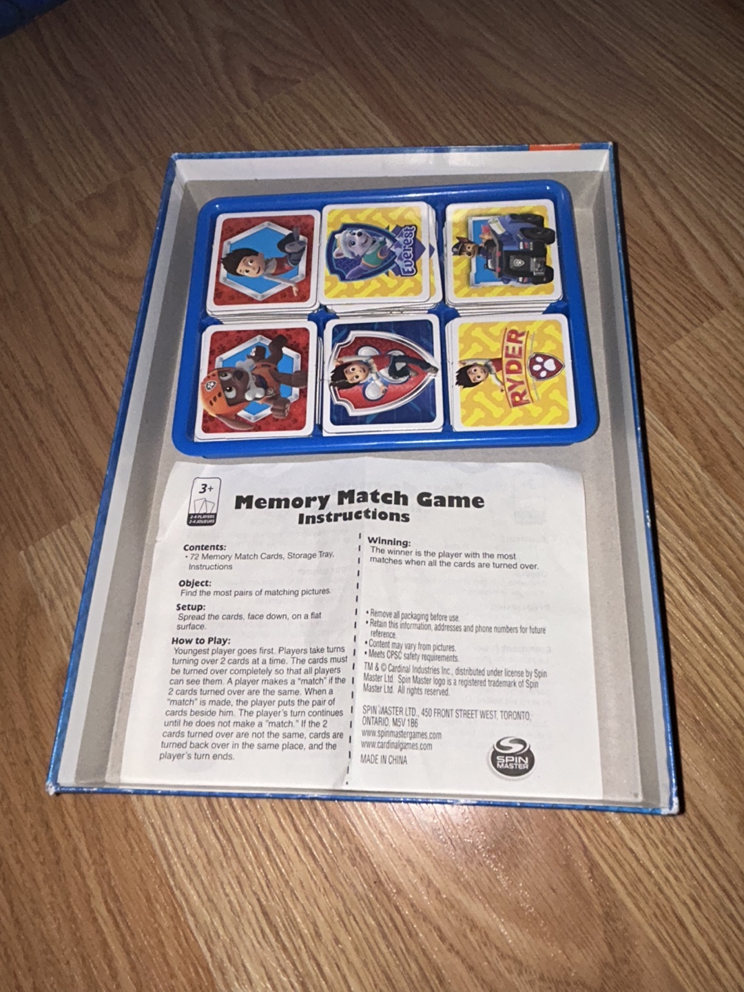 Paw Patrol Memory Match Game - Complete Set - photo 2