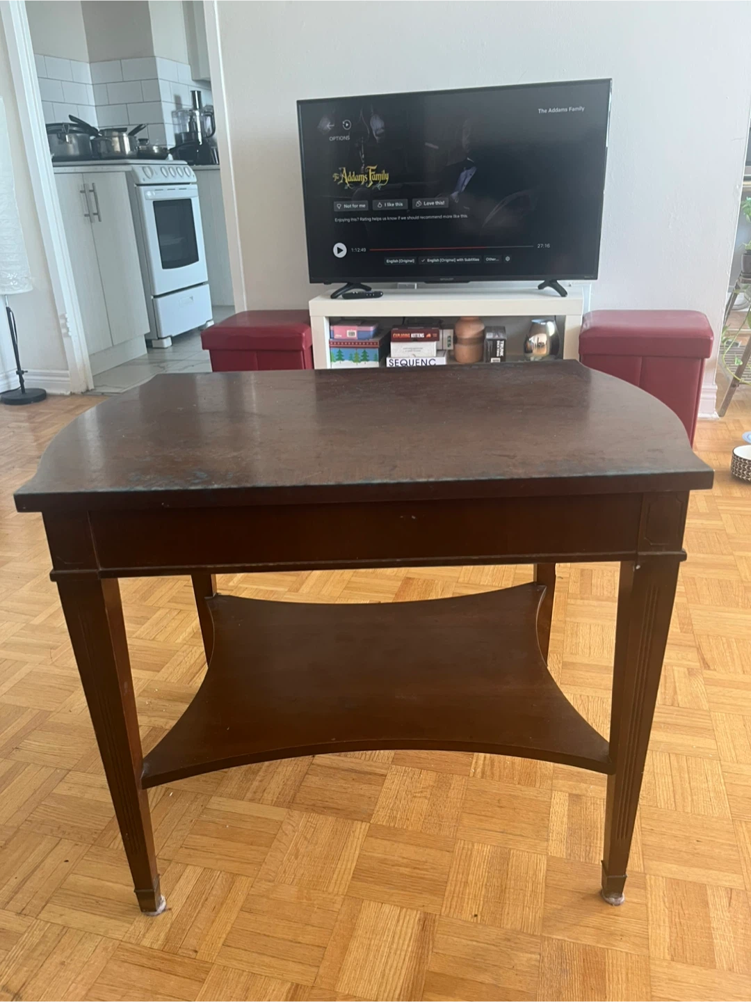 Vintage Brown Wood coffee Table