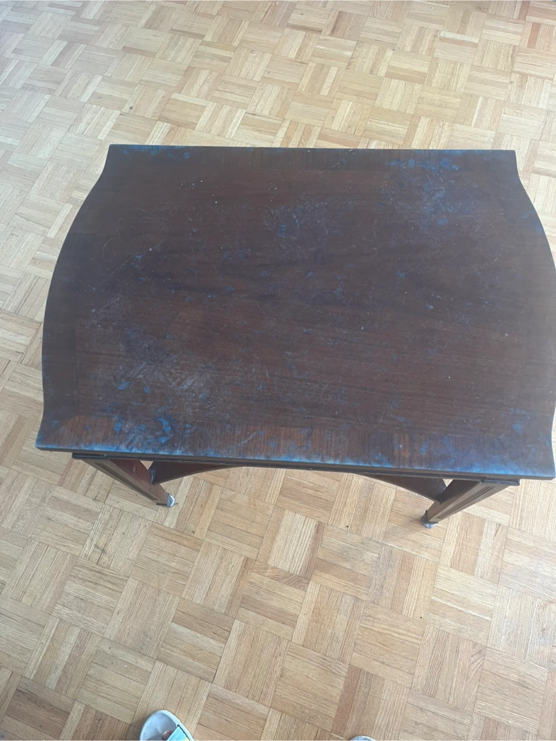 Vintage Brown Wood coffee Table - photo 3