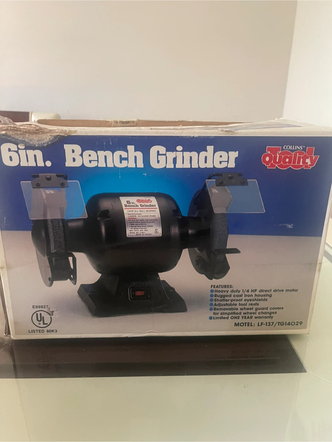 Collins Quality 6in. Bench Grinder