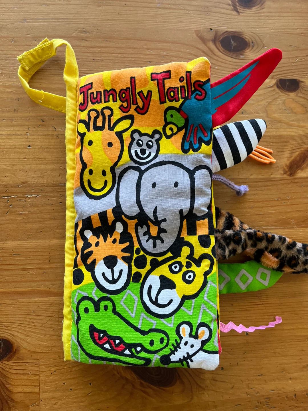 Puppy Tails & Jungly Tails jellycat soft books