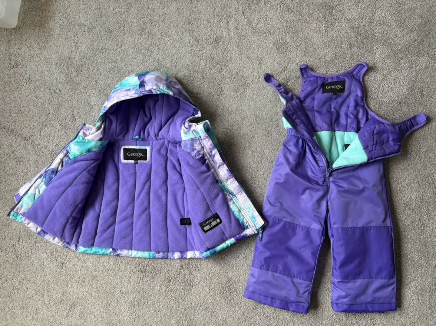 George Kids' Snowsuit Set Size 2T - photo 2