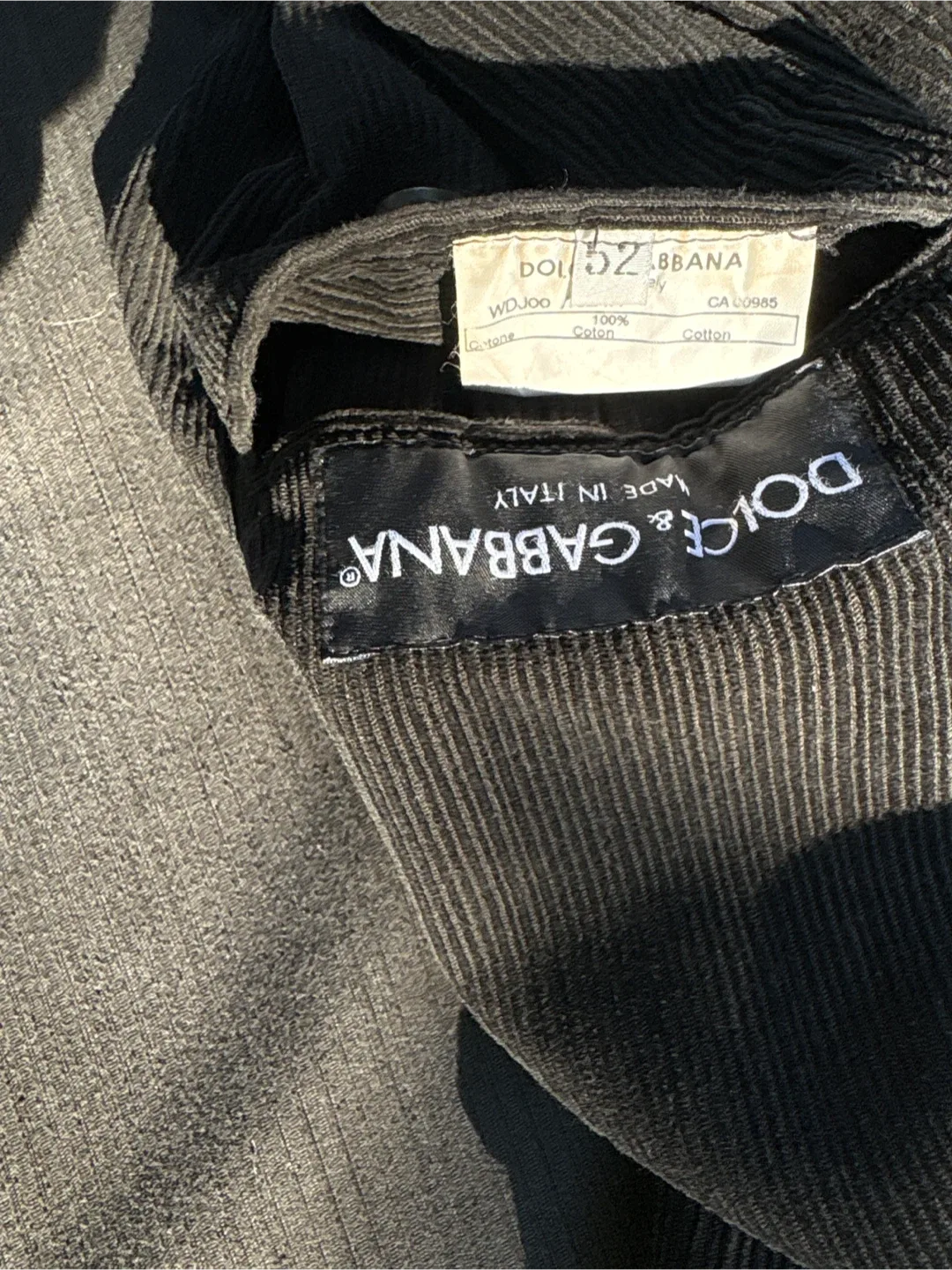 Dolce & Gabbana Corduroy Blazer - Size 52 image indicator(5)