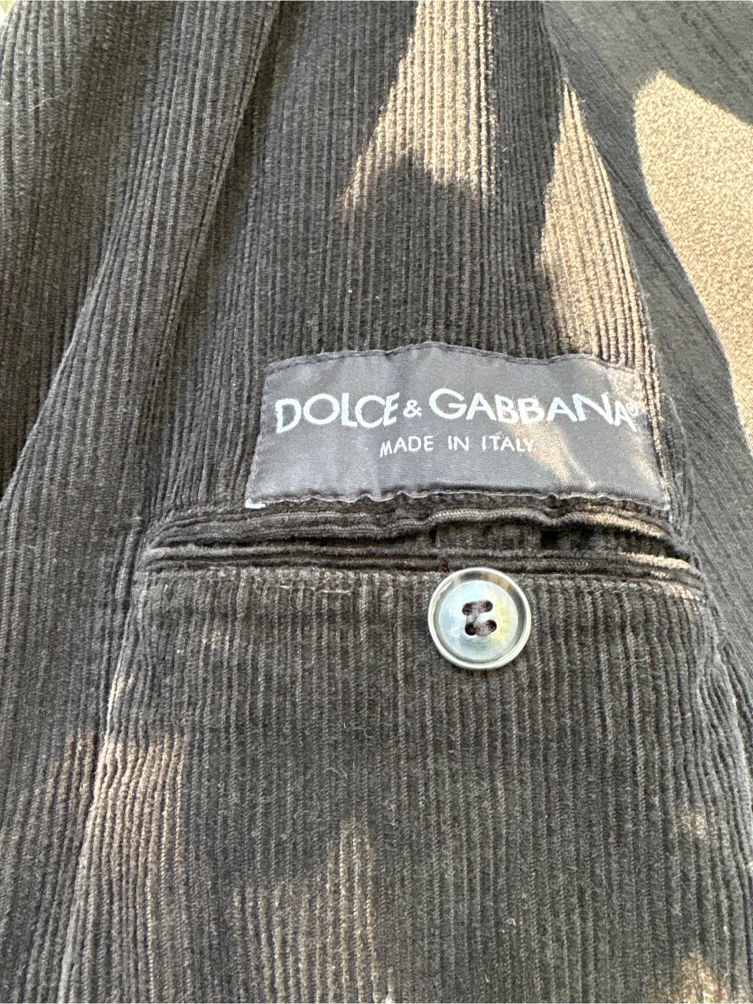 Dolce & Gabbana Corduroy Blazer - Size 52 image indicator(2)