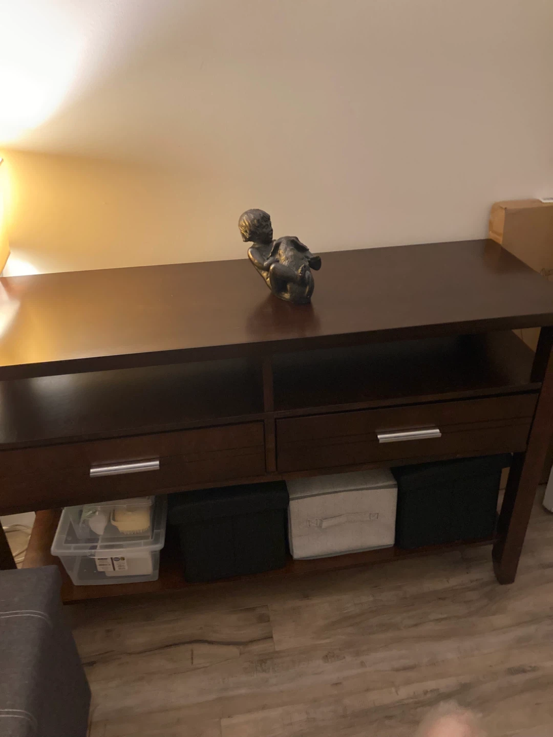 Wood Console Table