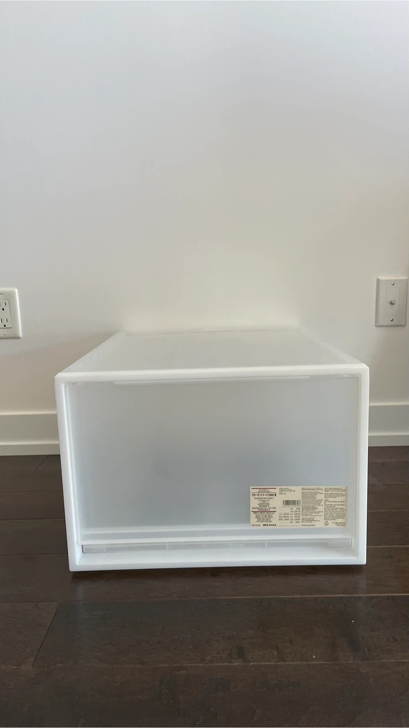 MUJI Polypropylene Storage Box Wide L