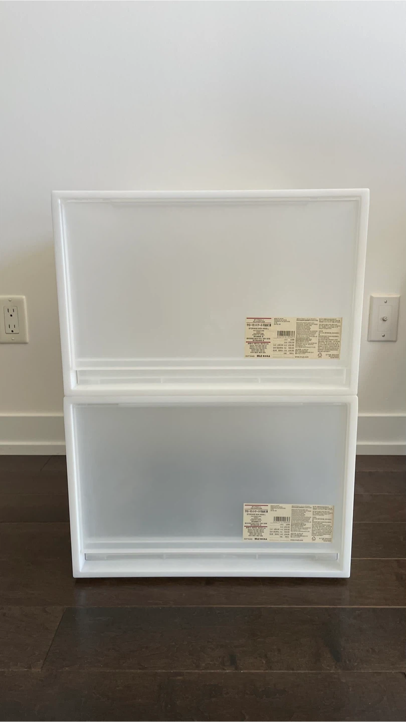 MUJI Polypropylene Storage Box Wide L - photo 2