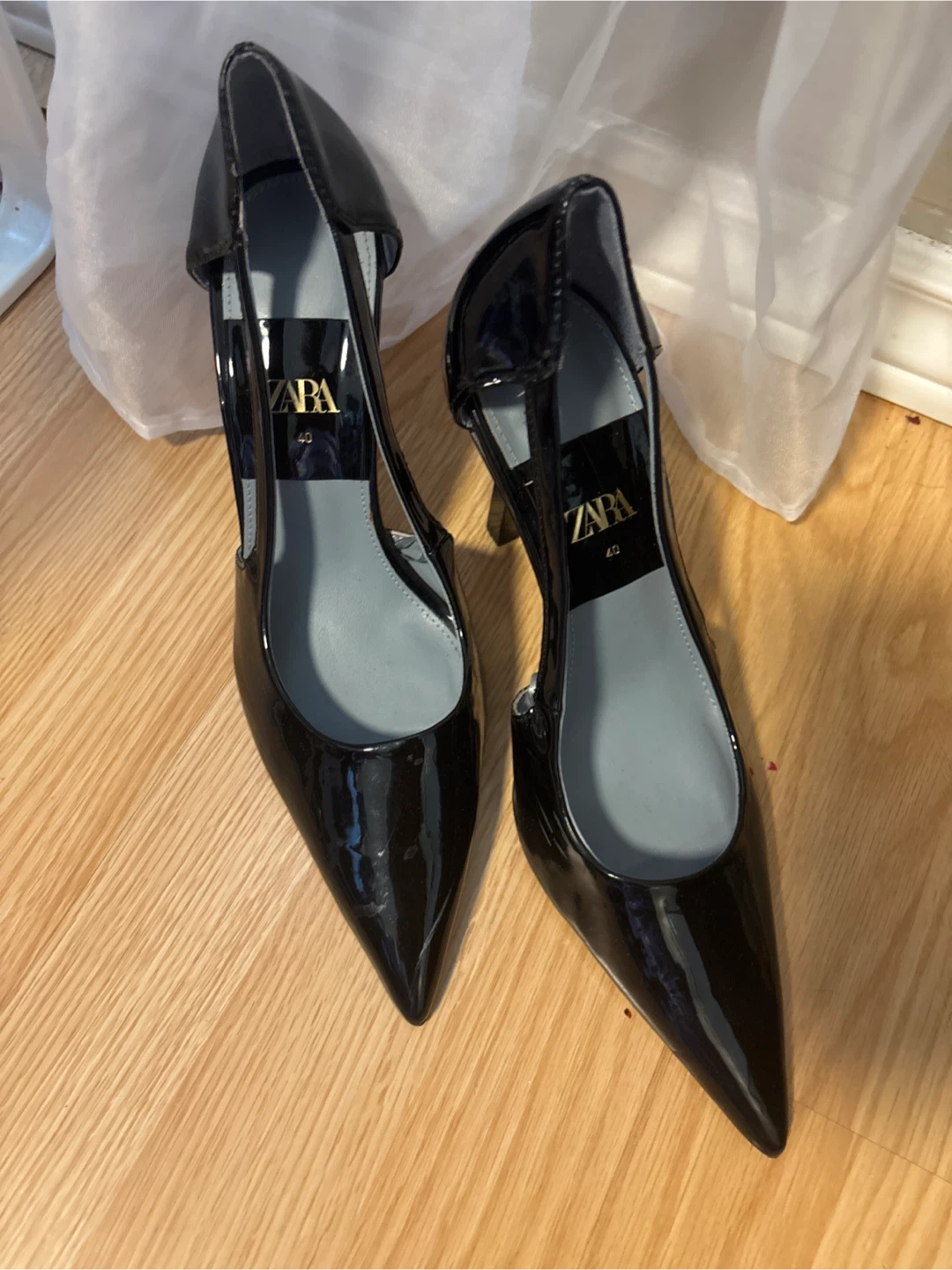Zara Black Heels - Size 40