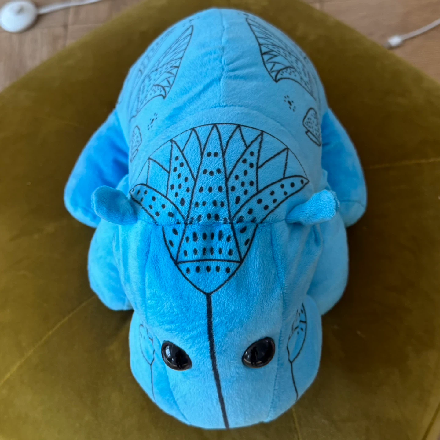 The Met Blue Hippo “William” Stuffed Animal - photo 2