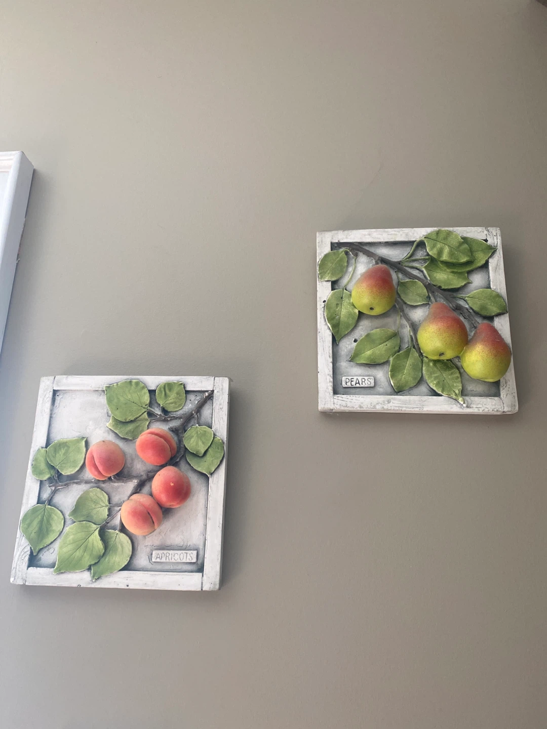 Apricot & Pear Wall Art
