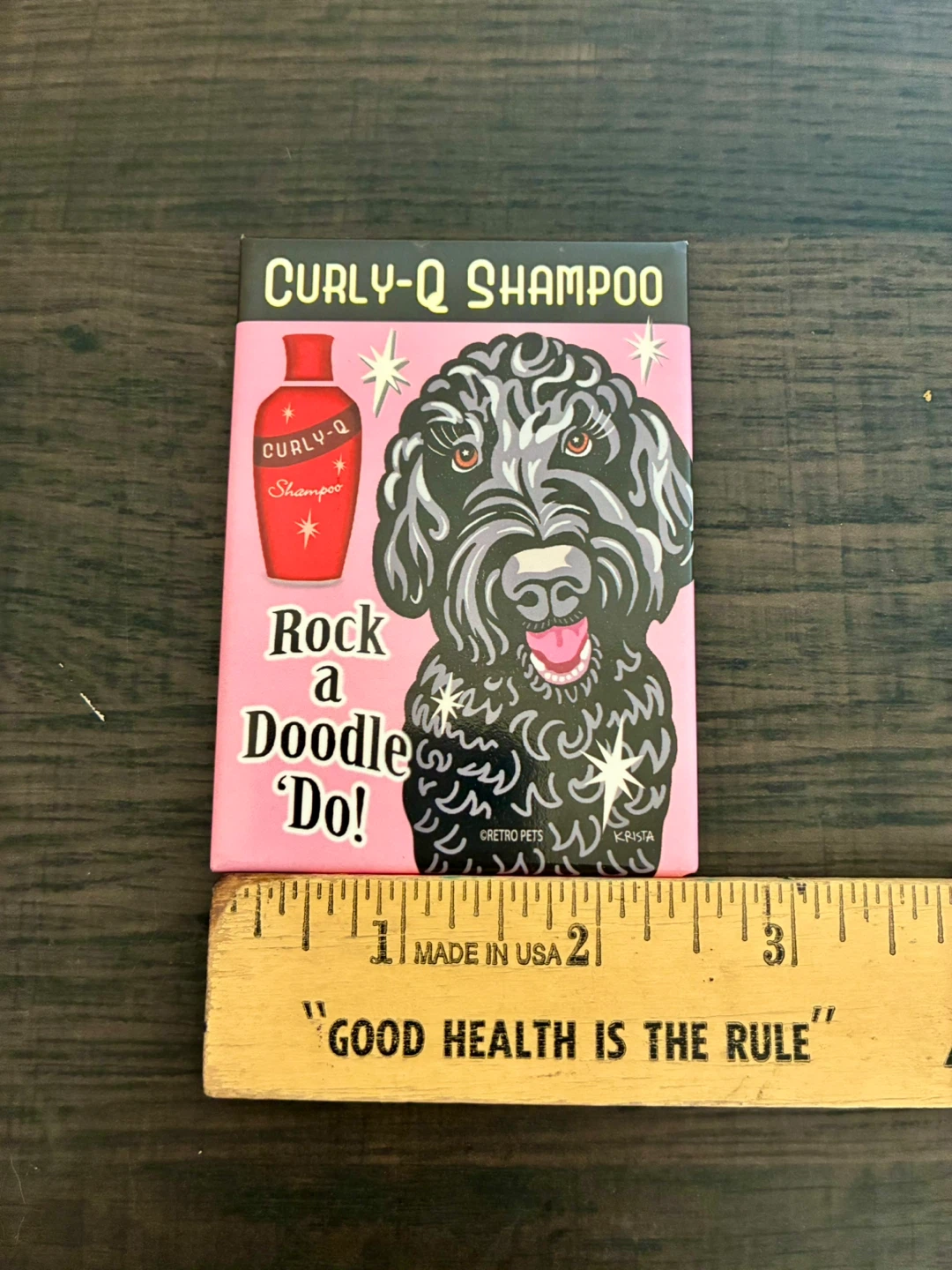 Retro Pets Curly-Q Shampoo Magnet - photo 3