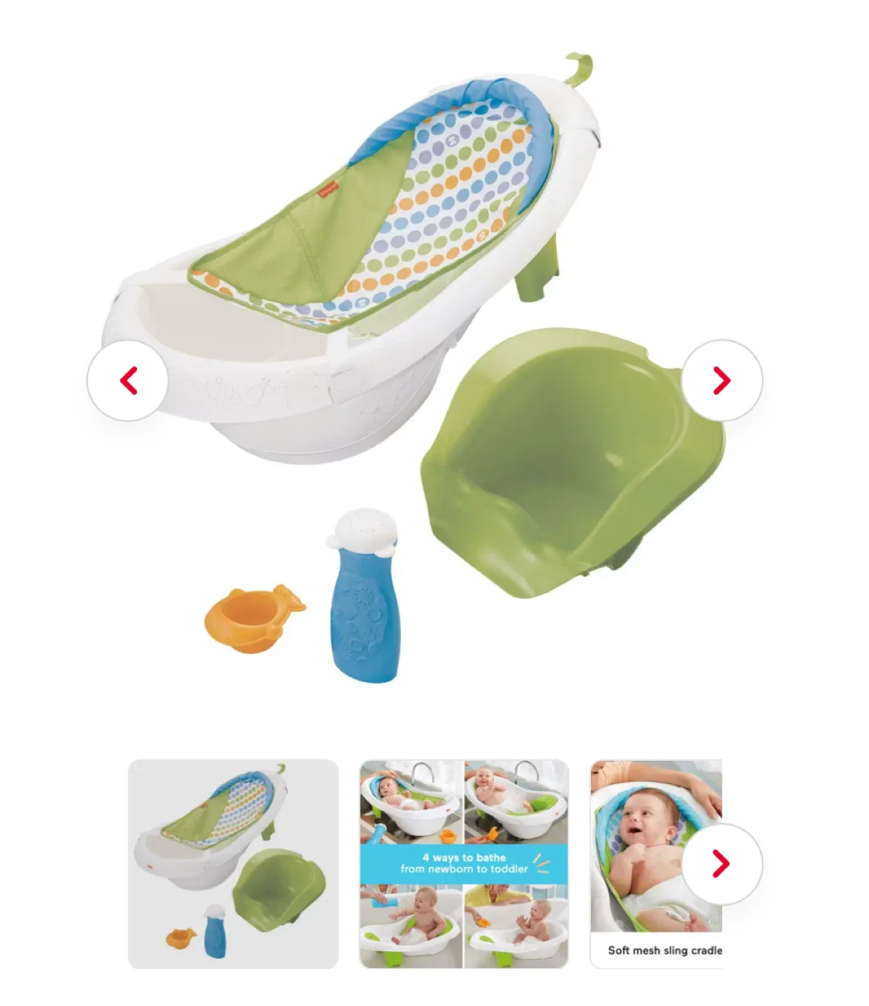 Fisher-Price 4-in-1 Sling 'n Seat Tub image indicator(2)