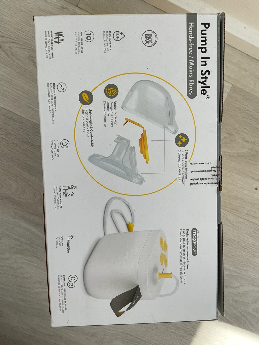 Medela Pump In Style Hands-Free Breast Pump image indicator(2)