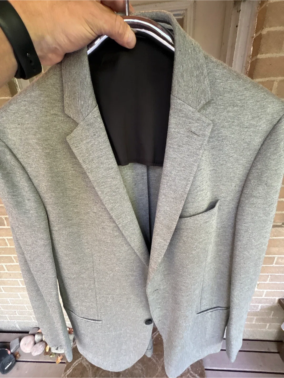 Hugo Boss Grey Blazer - Size 44R image indicator(4)