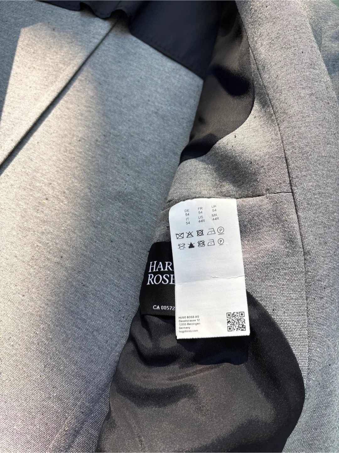 Hugo Boss Grey Blazer - Size 44R image indicator(3)