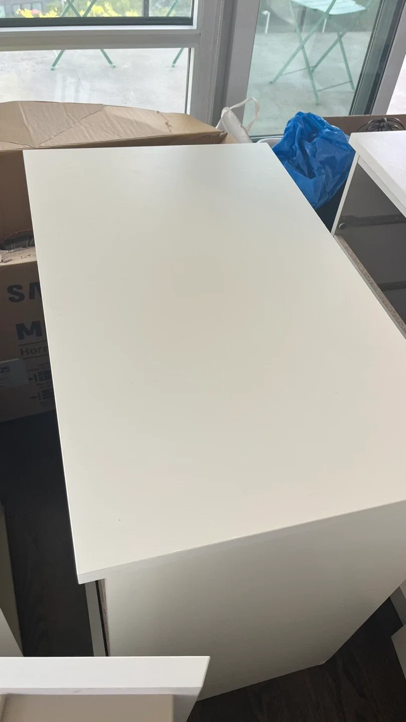 3x IKEA Malm White 3-Drawer Dresser image indicator(7)