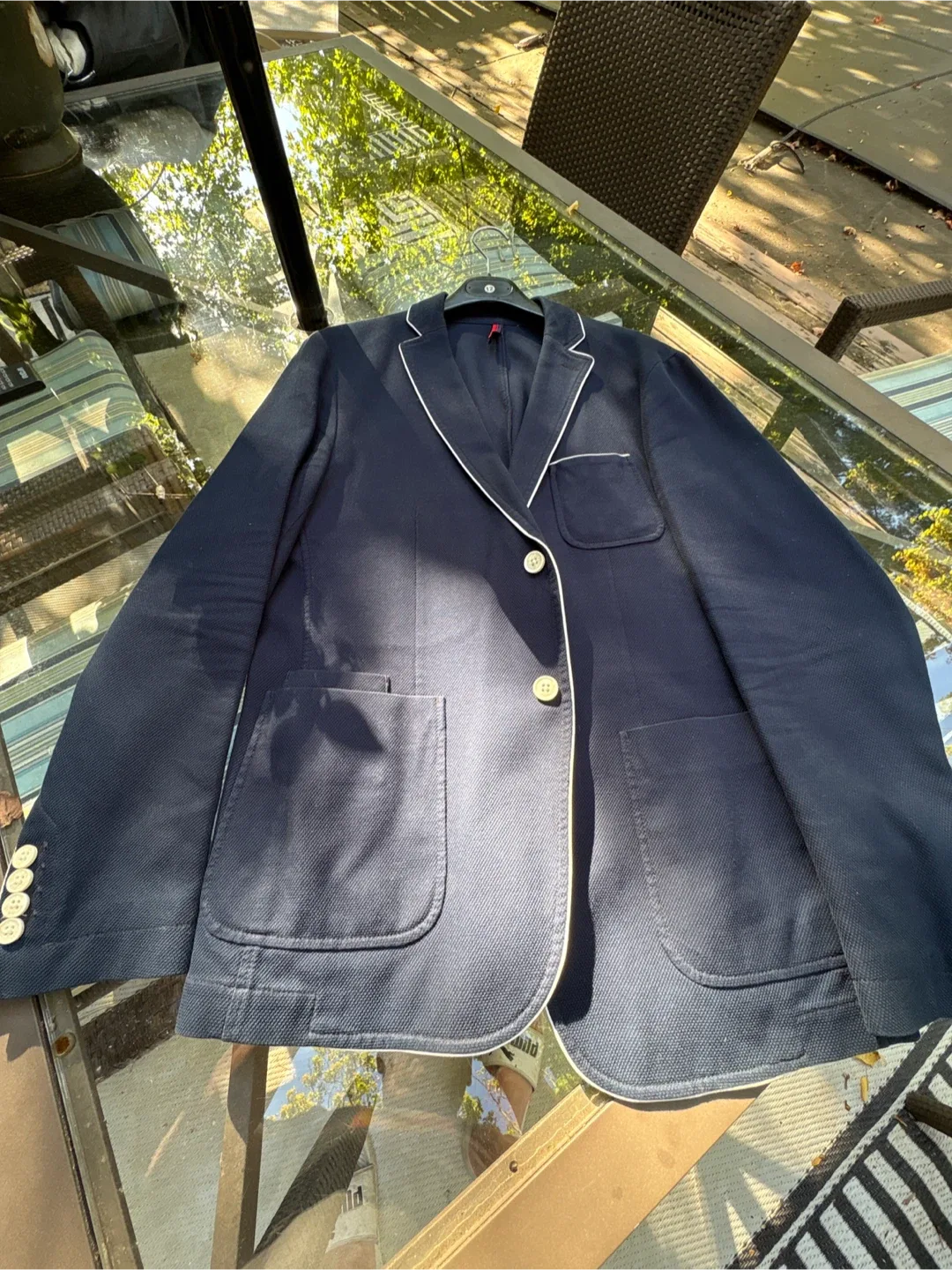 BOSS Slim Fit Navy Blazer thumbnail