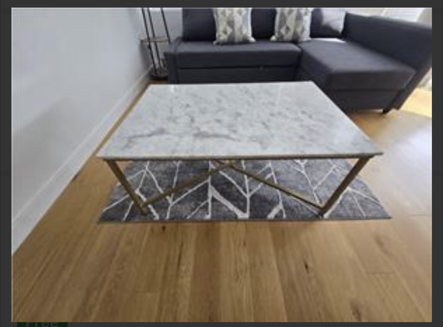 Marble Top Coffee Table