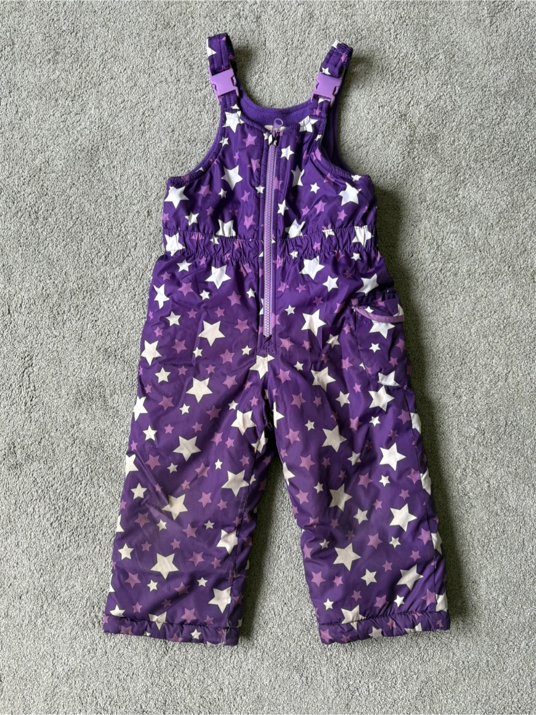 OshKosh B'gosh Purple Snow Pants with Stars- Size 3T