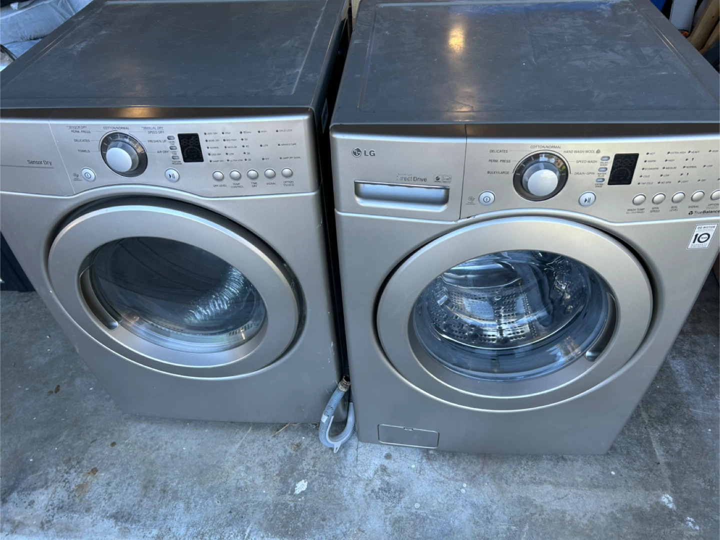 LG Washer and Dryer Set - fully functional or for parts