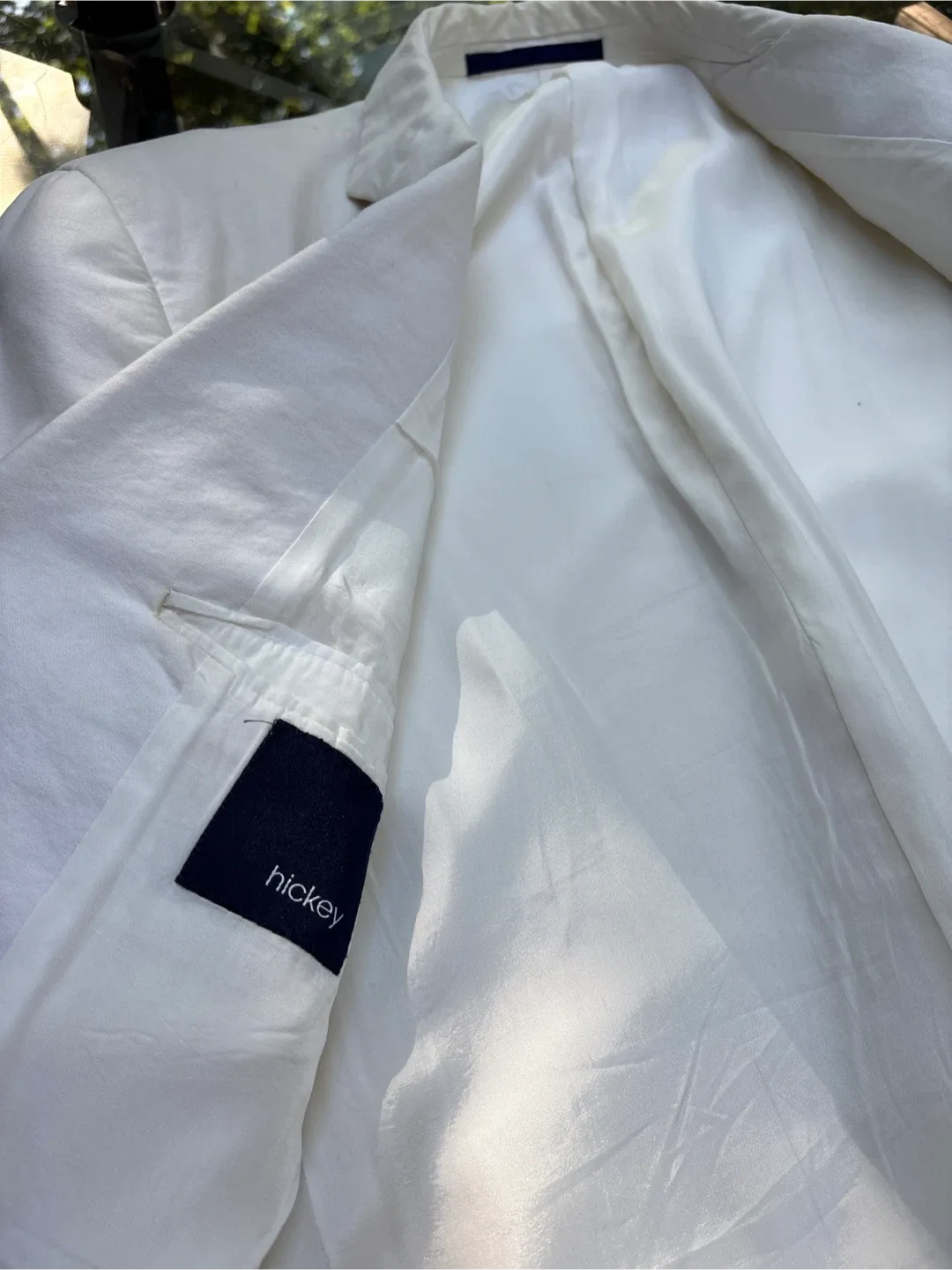 Hickey Freeman White Blazer image indicator(2)