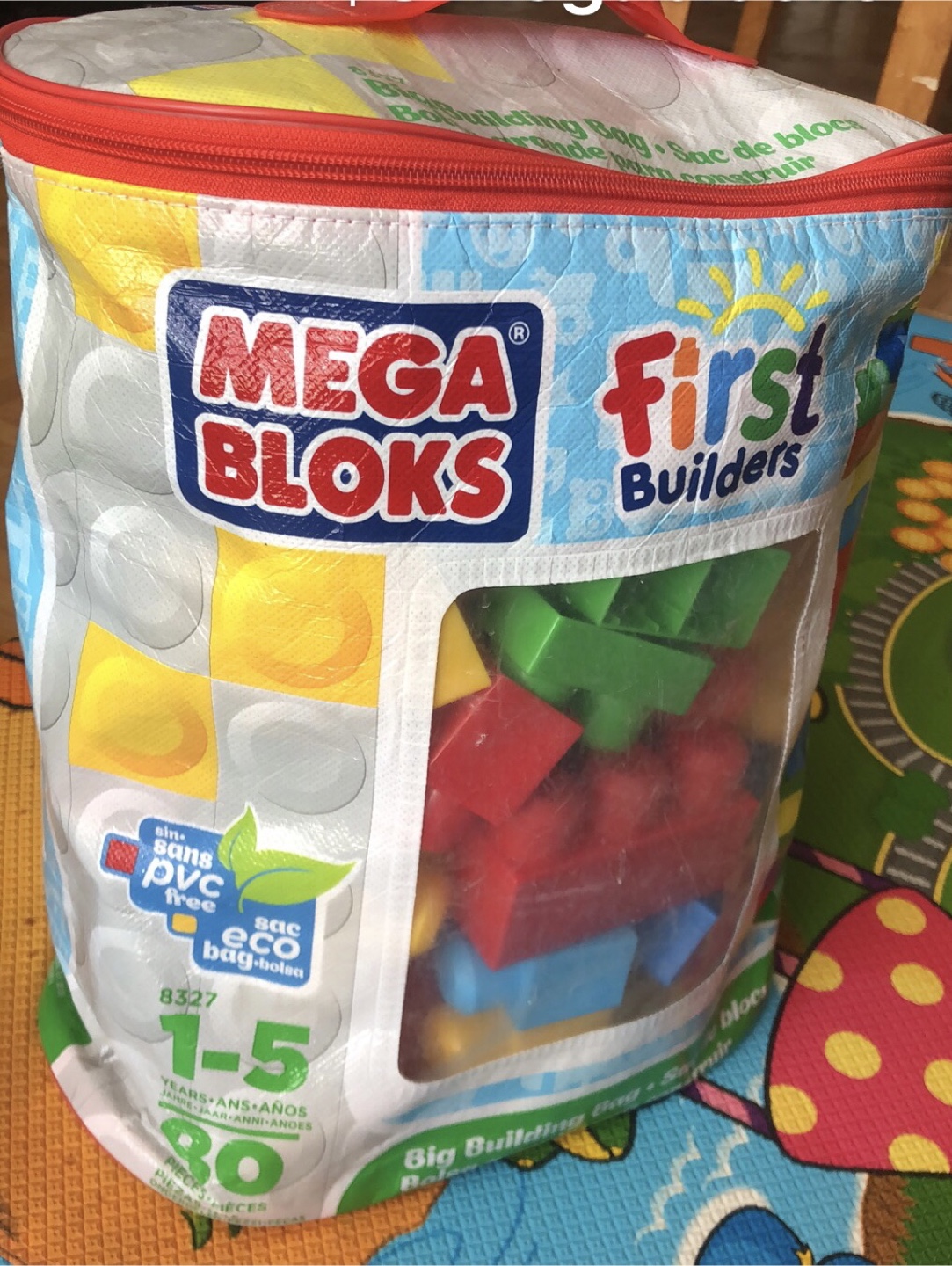 🧡Mega Bloks First Builders Set (80 pcs)