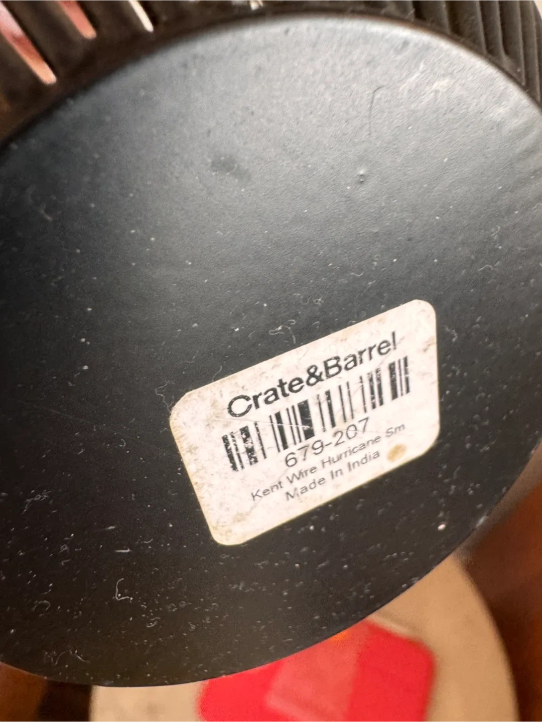 Crate & Barrel Kent Wire Hurricane Candle Holder image indicator(3)