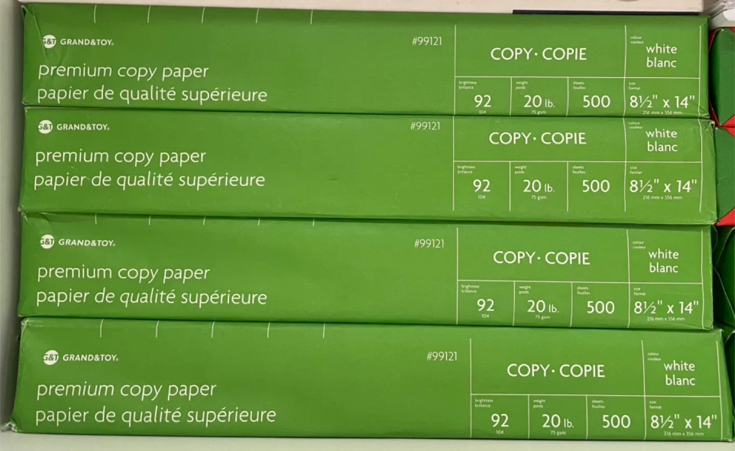 Legal size copy paper 14x new image indicator(2)