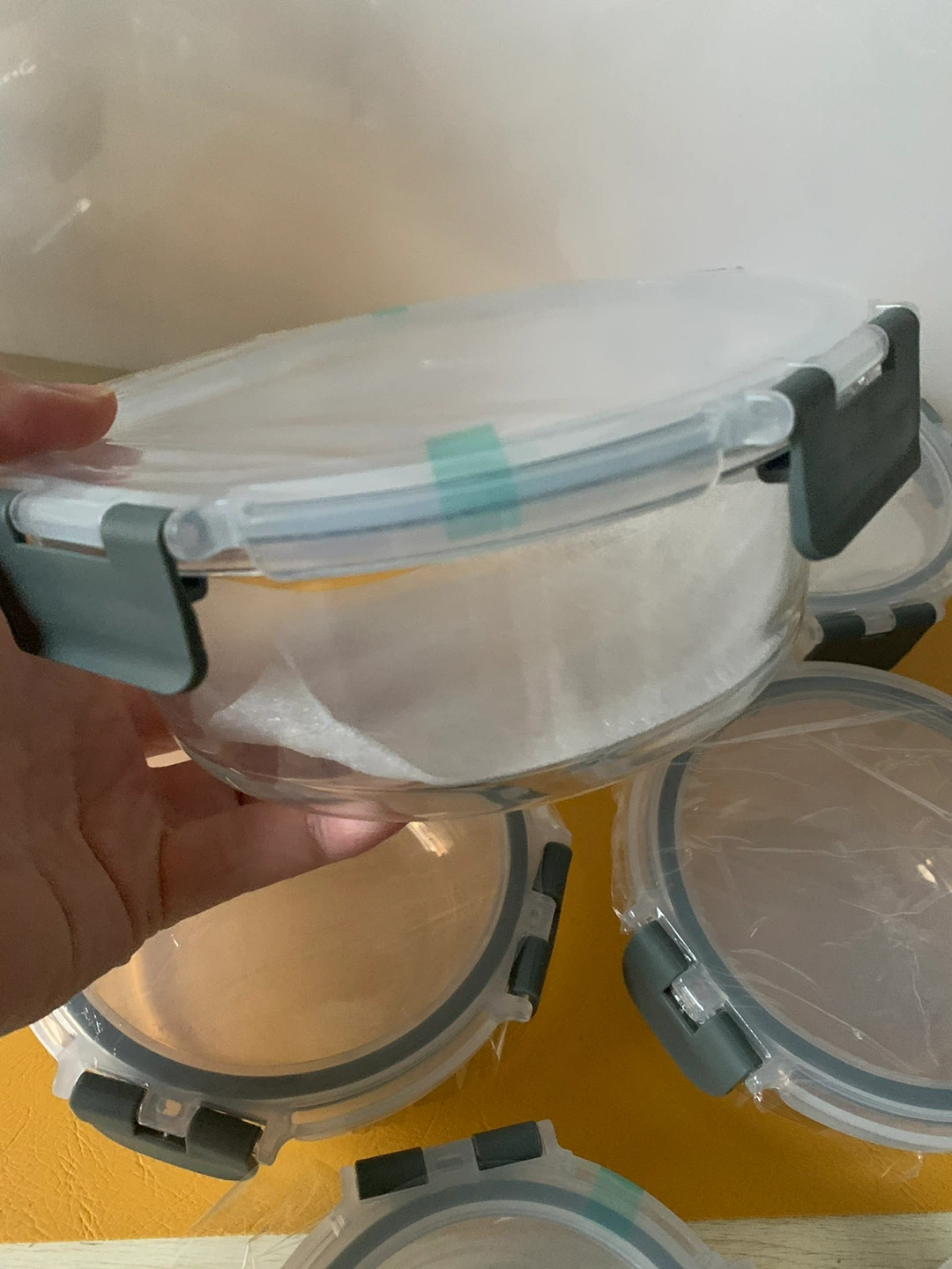 4pack x GLASS food storage containers! DURABLE! Leakproof!! - photo 4