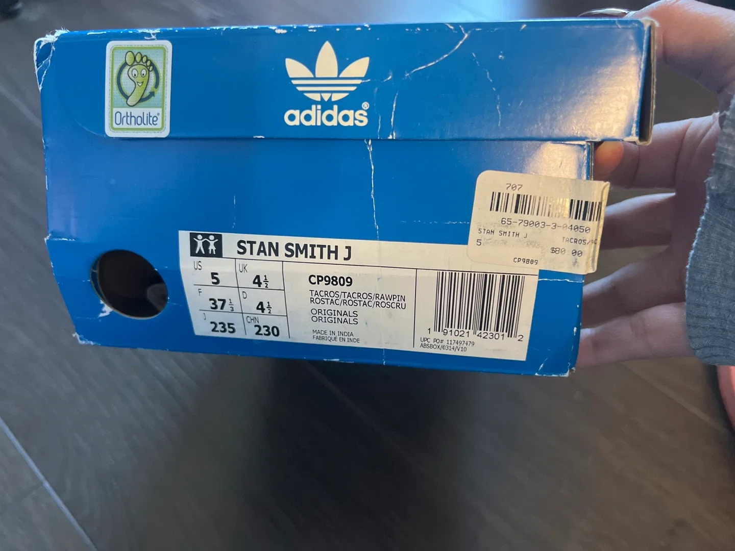 Adidas Stan Smith J Size 5 Youth image indicator(3)