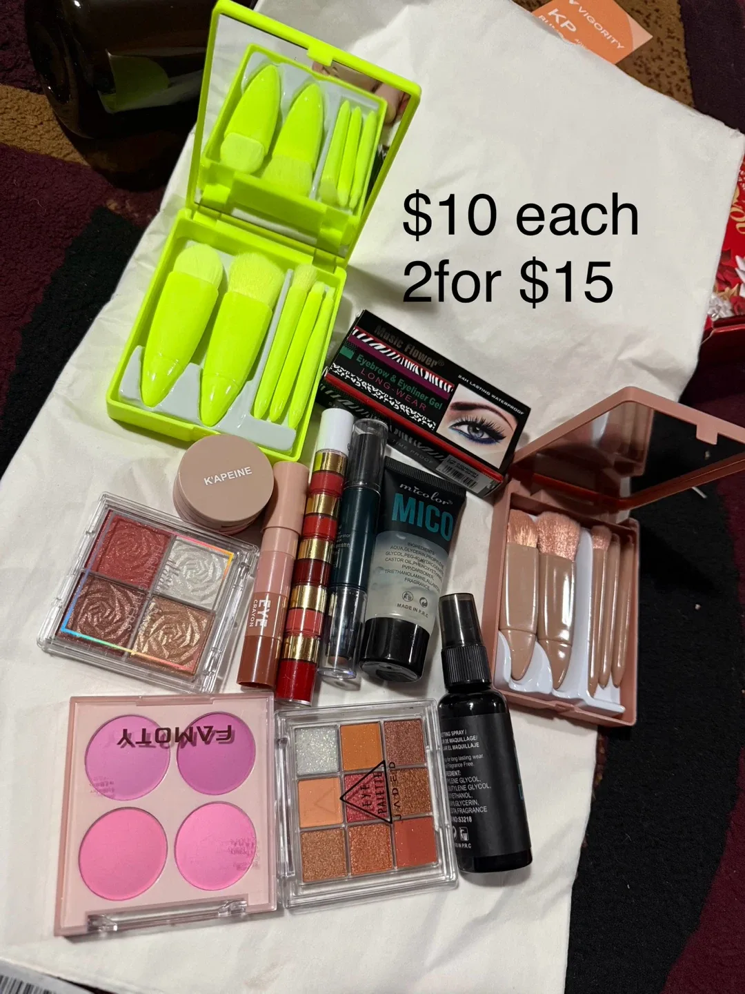 Variety of Makeup and Beauty Items price is on each pic image indicator(6)