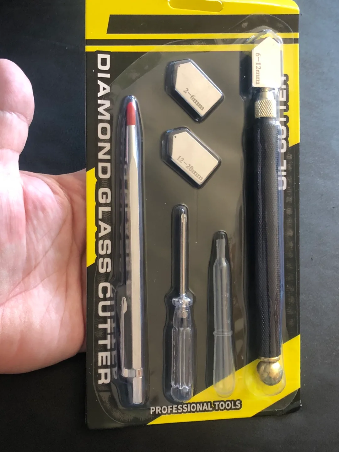 🧡 NEW Diamond Glass Cutter Set - IN PACKAGE image indicator(6)