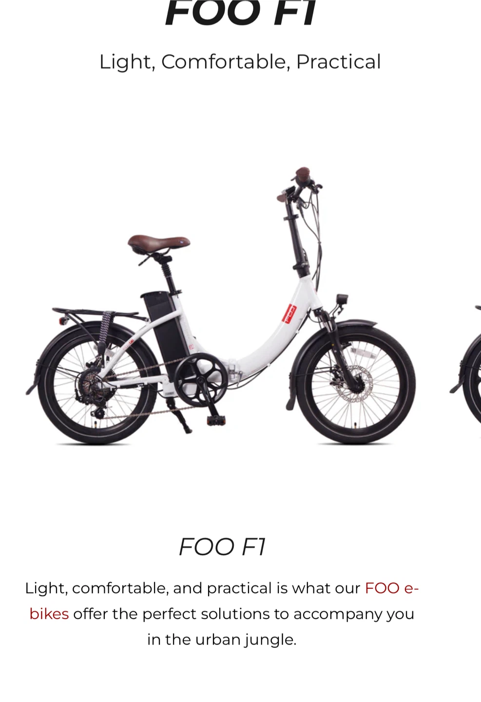 Foo F1 E-Bike - photo 3