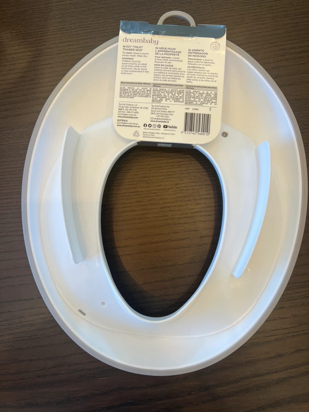 NEW Dreambaby EZ Toilet Trainer Seat - Grey - photo 2