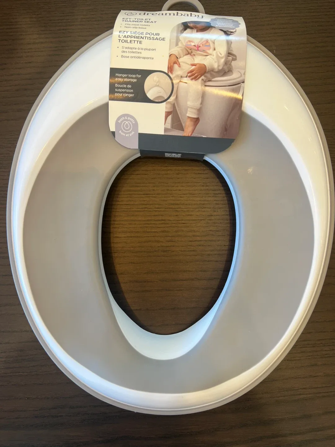 NEW Dreambaby EZ Toilet Trainer Seat - Grey