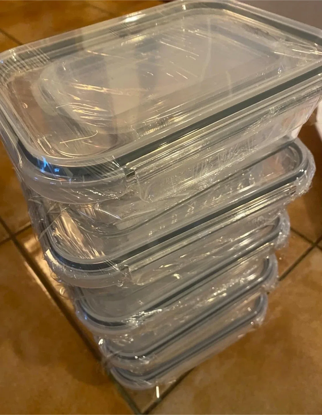 4x Pack ($25 for 8 packs) Leakproof Glass Food Containers image indicator(4)