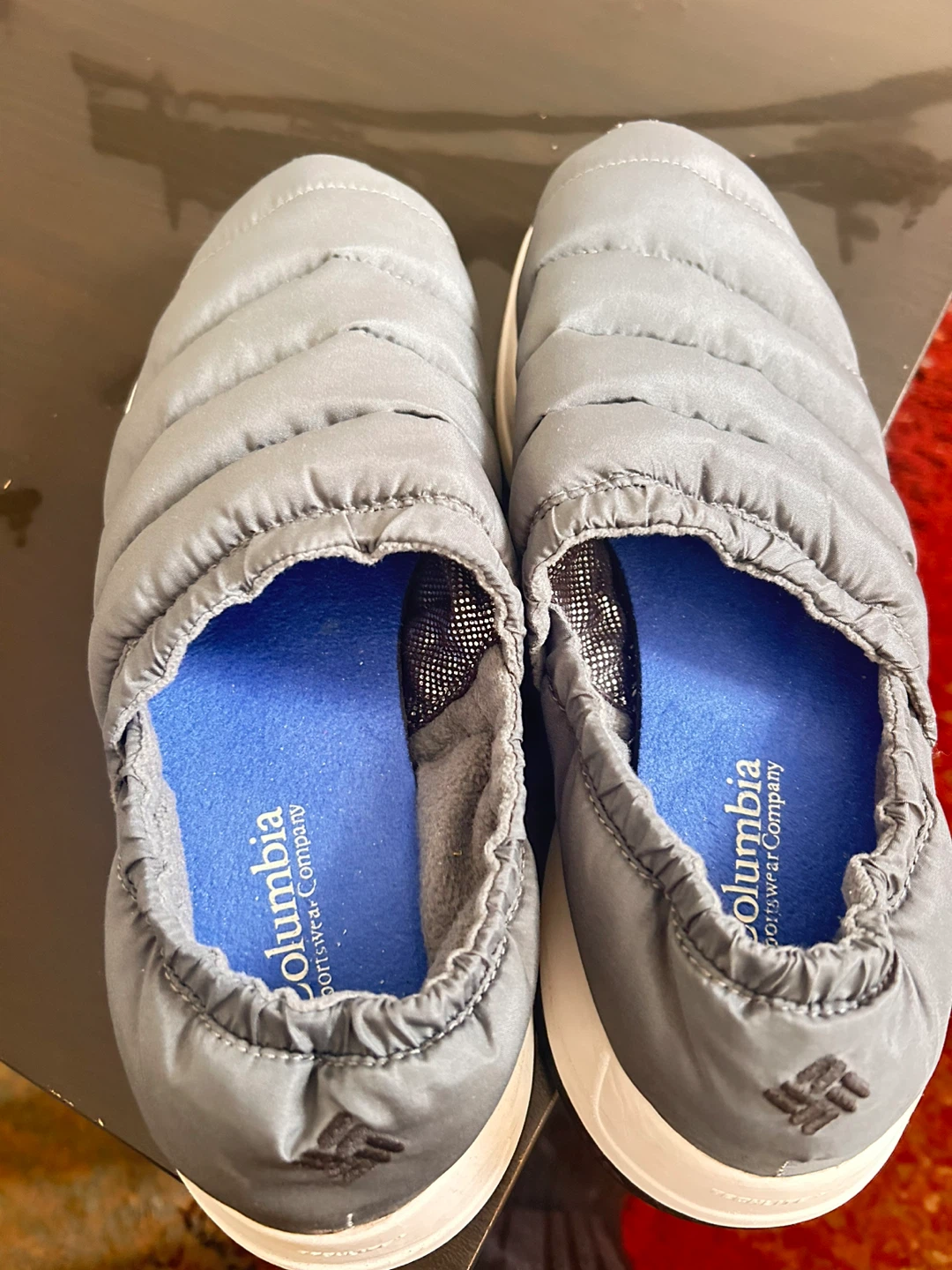 Columbia Grey Mules, Size 8🧡