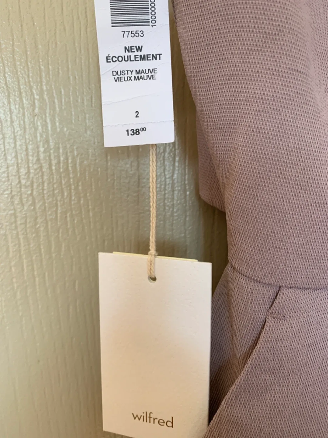 Wilfred Écoulement Romper - Size 2, Dusty Mauve (New) image indicator(2)