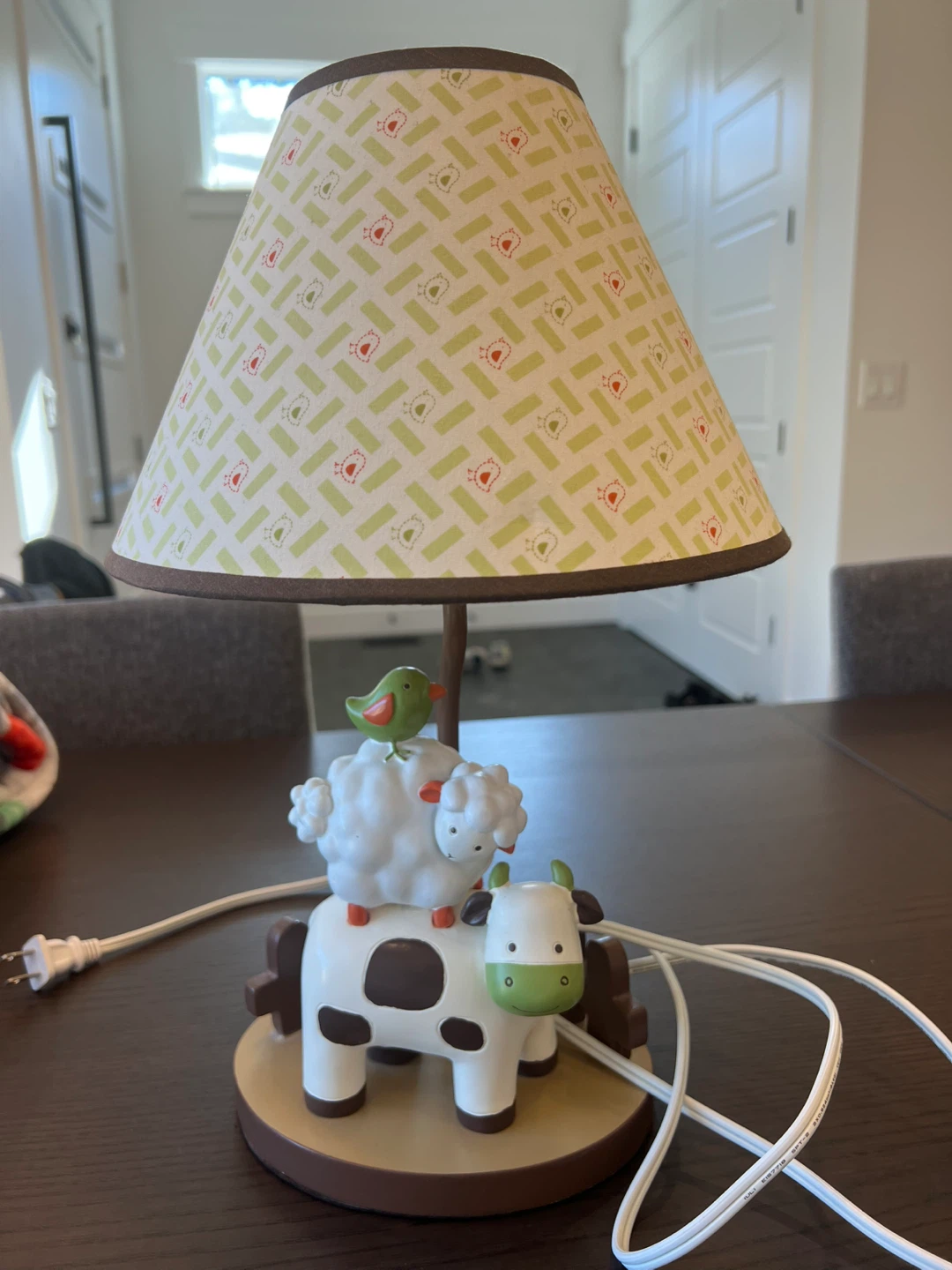 Kids Animal Lamp - Cow, Sheep, Bird