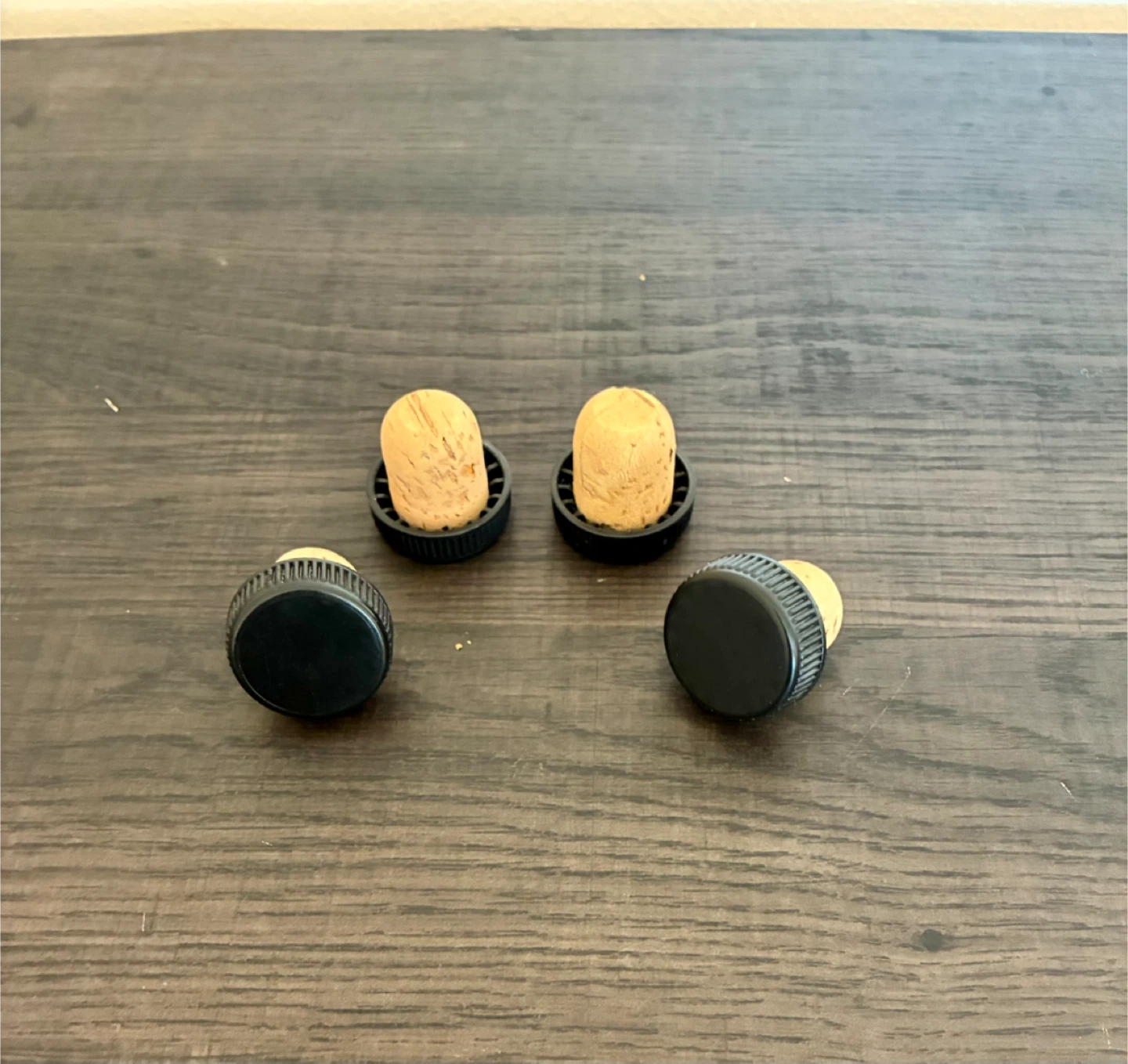 Wine Bottle Cork Stoppers (Set of 4)