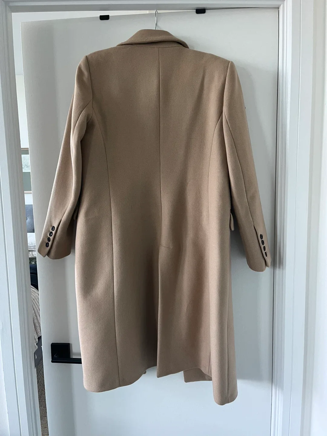 Zara Manteco Wool Blend Coat - Size L image indicator(4)