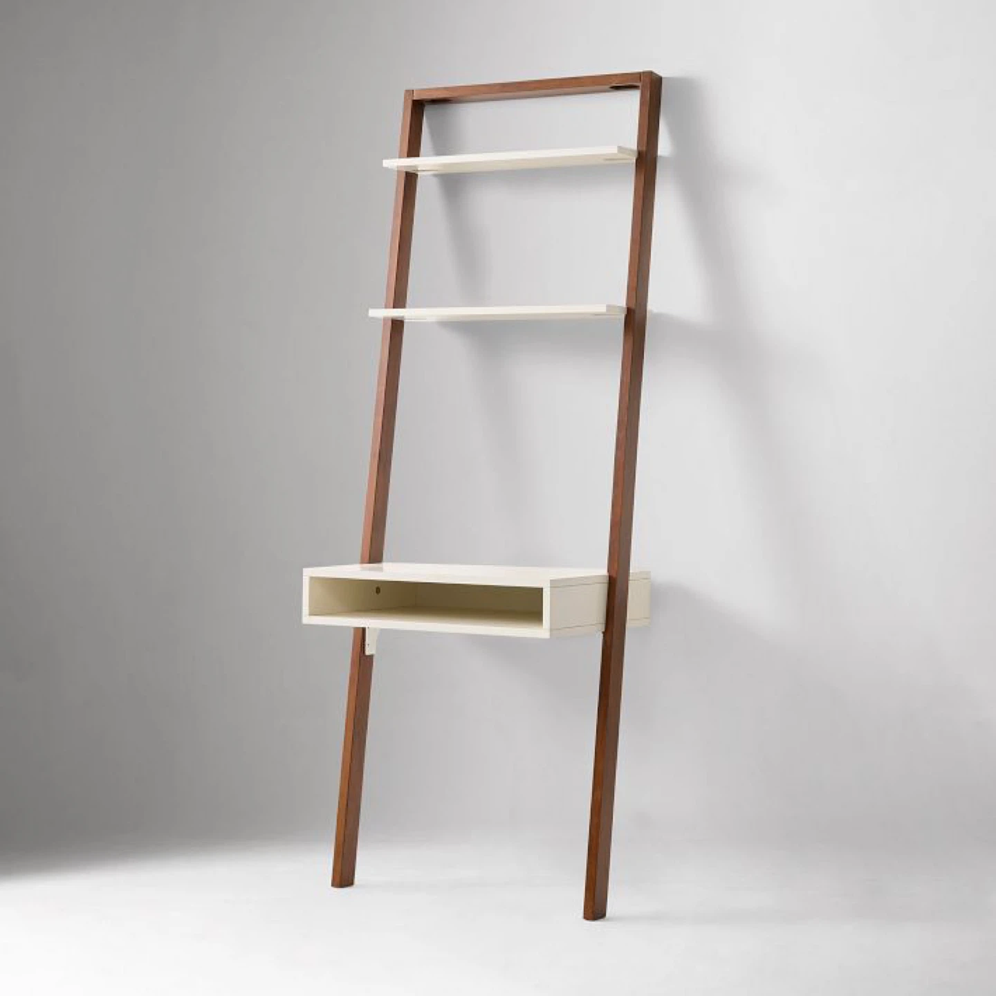 West Elm Ladder Shelf Desk - photo 3