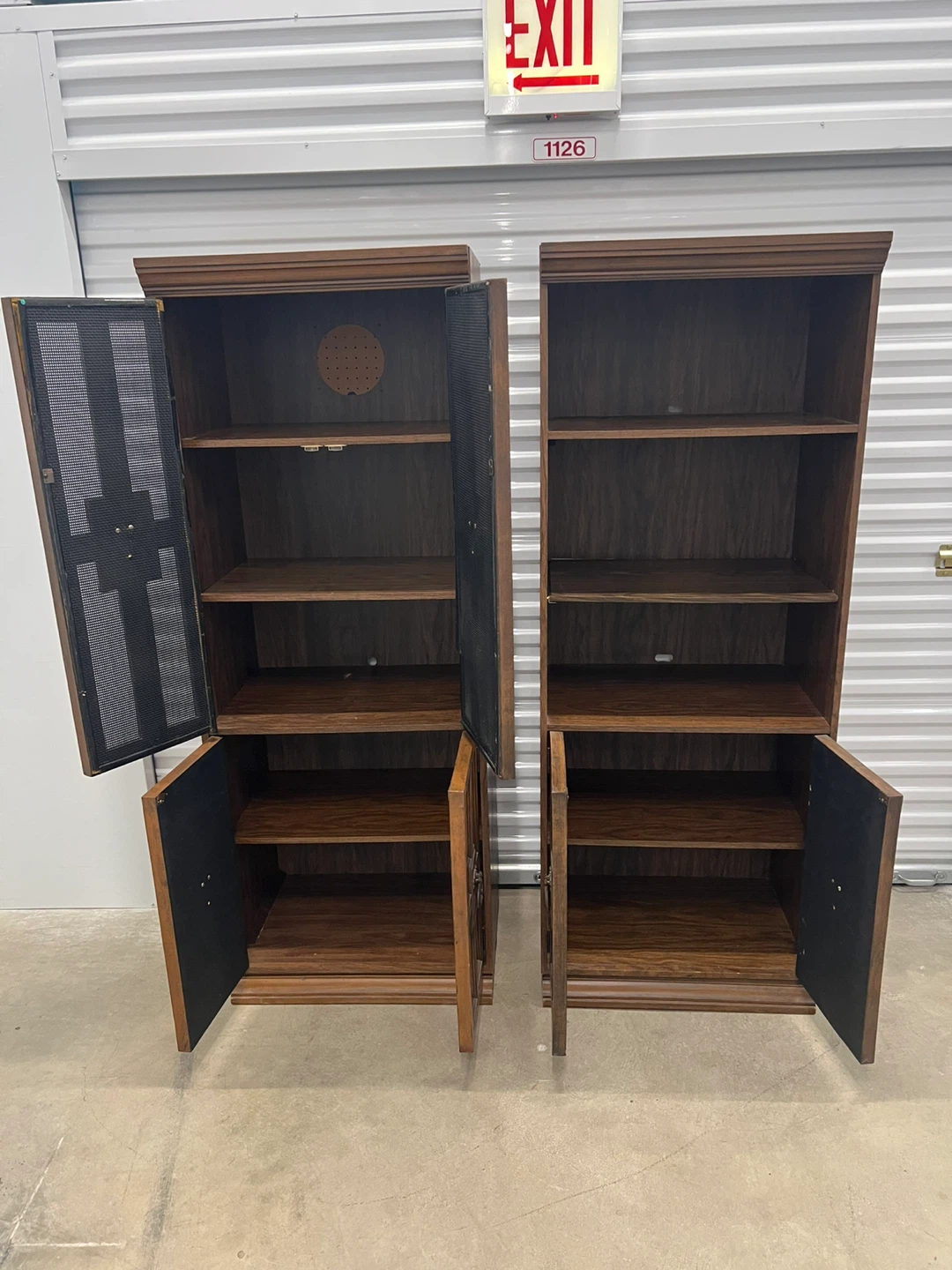 MCM Set of 2 Bookcases w/storage - photo 4