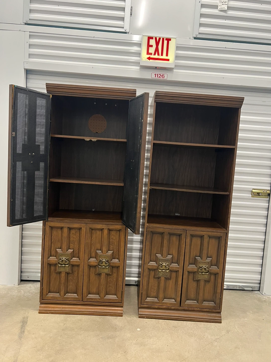 MCM Set of 2 Bookcases w/storage - photo 3