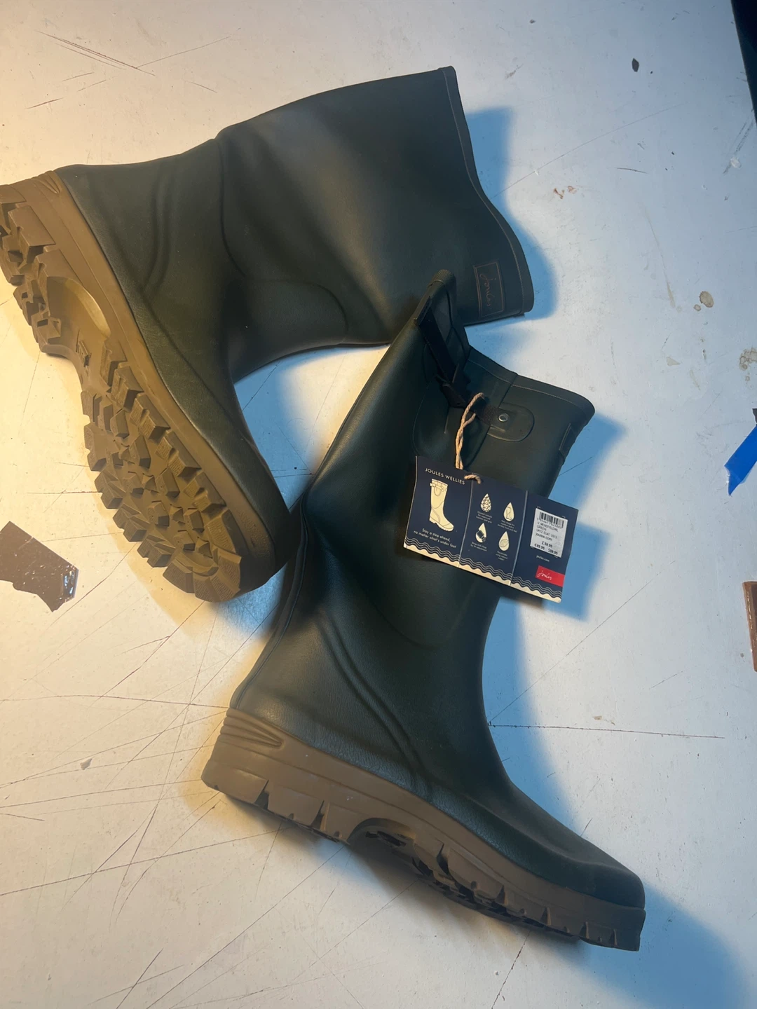 Joules Wellies Green UK7 EU41 US13 - photo 2