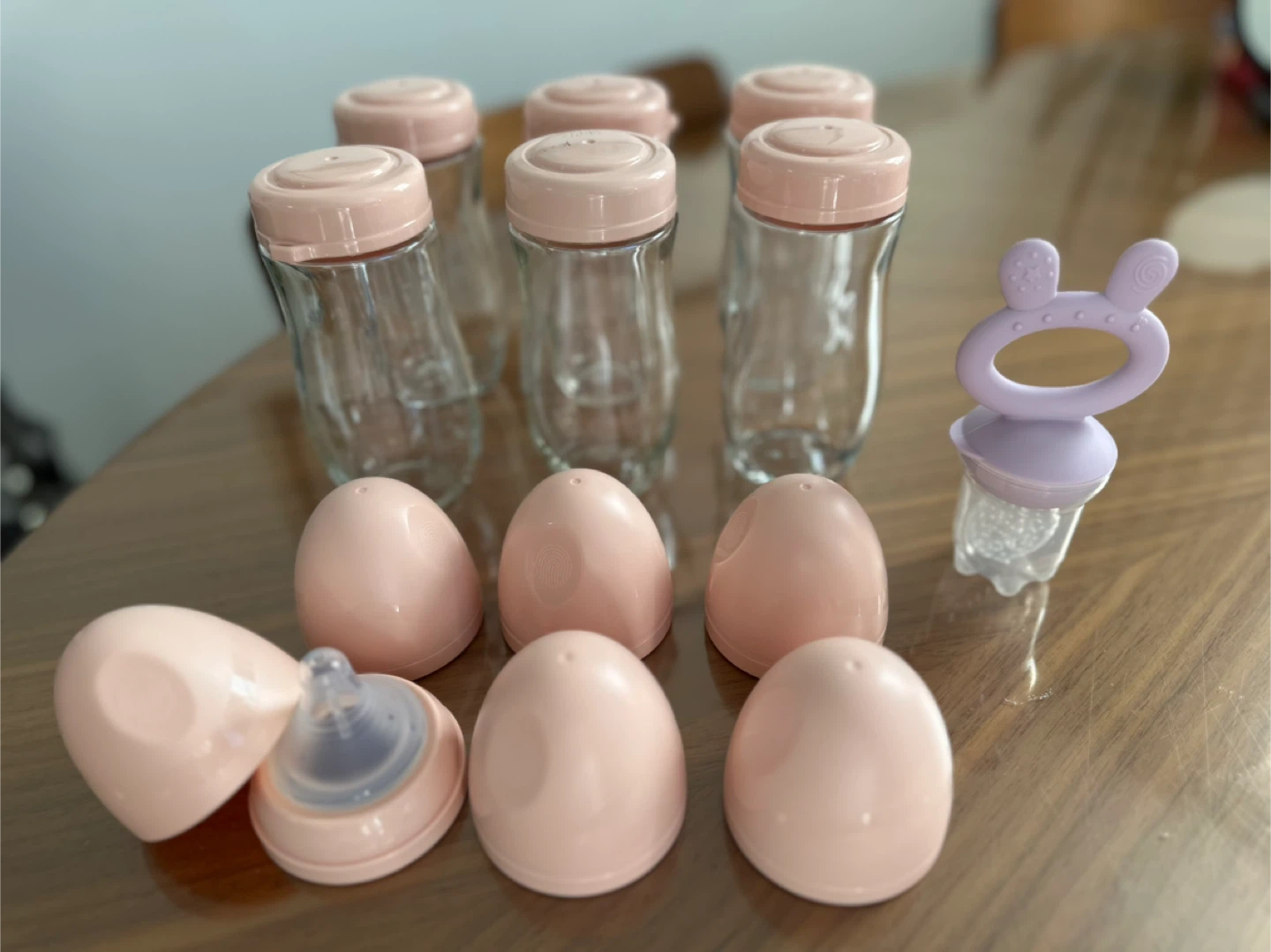 Gulicola 8oz Glass Baby Bottles (Set of 6)