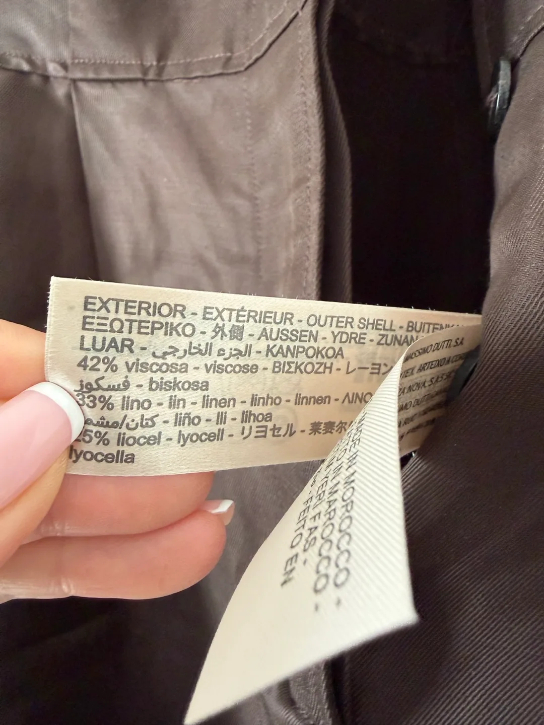 Massimo Dutti Brown Jumpsuit, Size 2 image indicator(3)