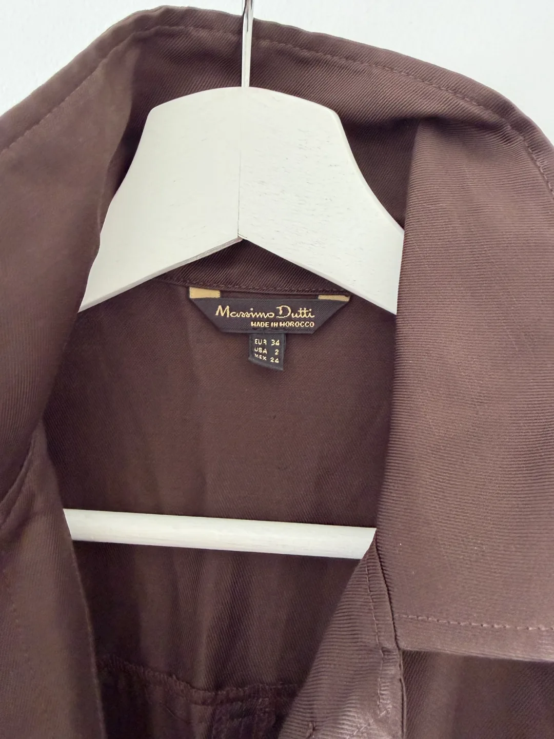 Massimo Dutti Brown Jumpsuit, Size 2 image indicator(2)