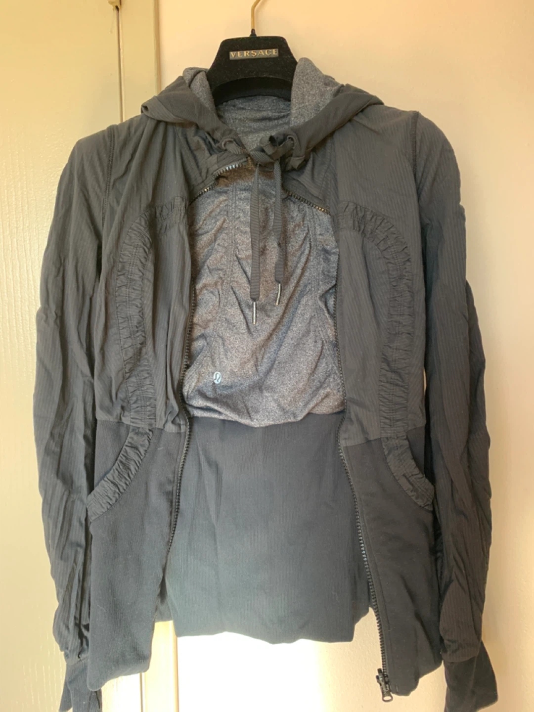 Lululemon Jacket, Grey & Black