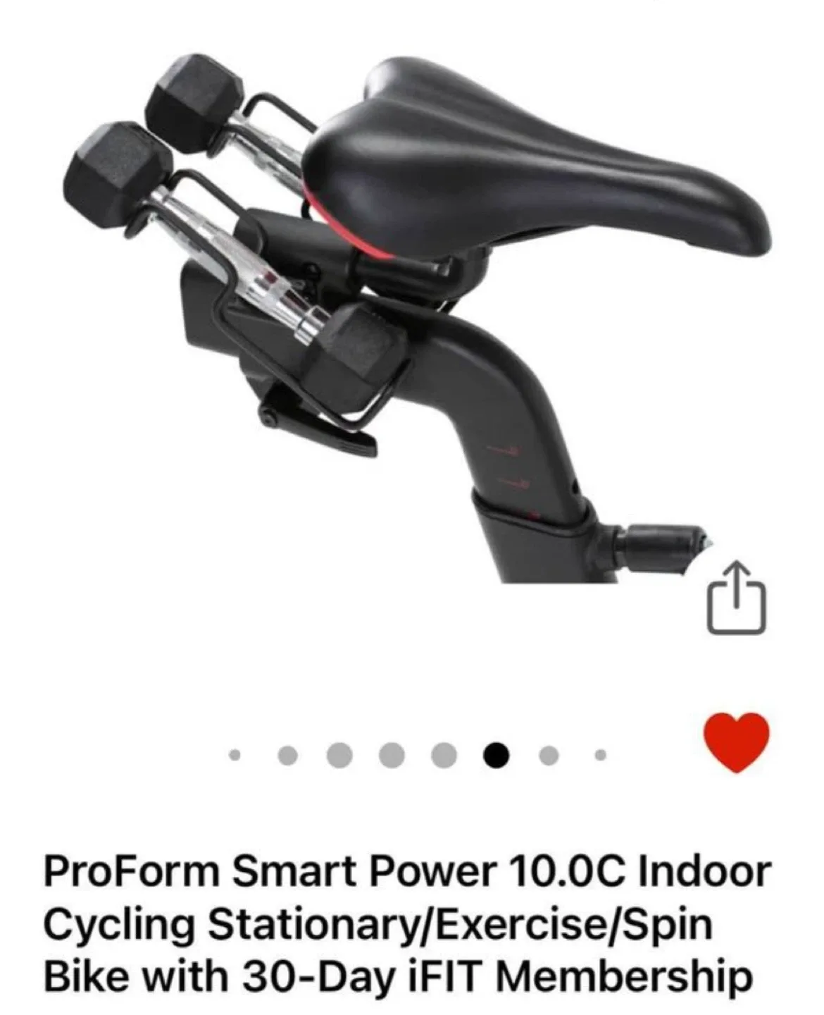 ProForm Smart Power 10.0C Indoor Cycling Bike image indicator(5)